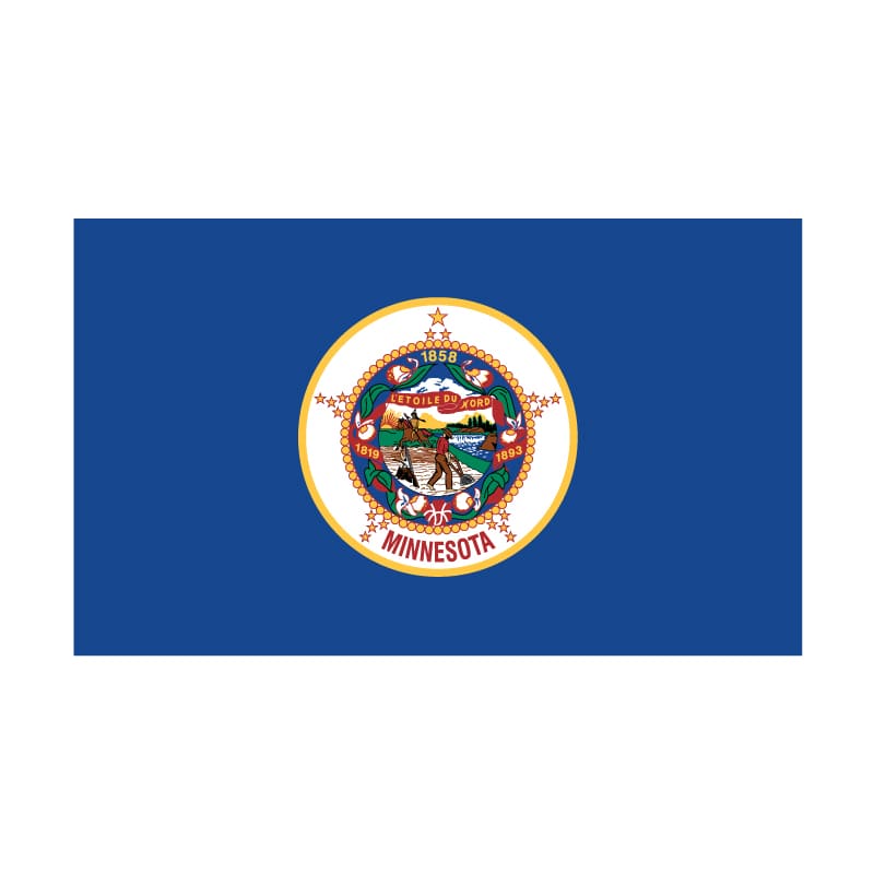 3' x 5' Minnesota Flag - Nylon