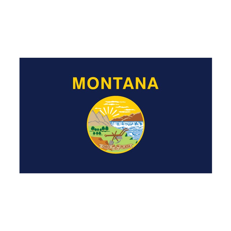 5' x 8' Montana Flag - Nylon