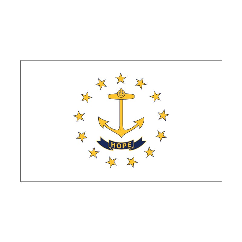 4' x 6' Rhode Island Flag - Nylon