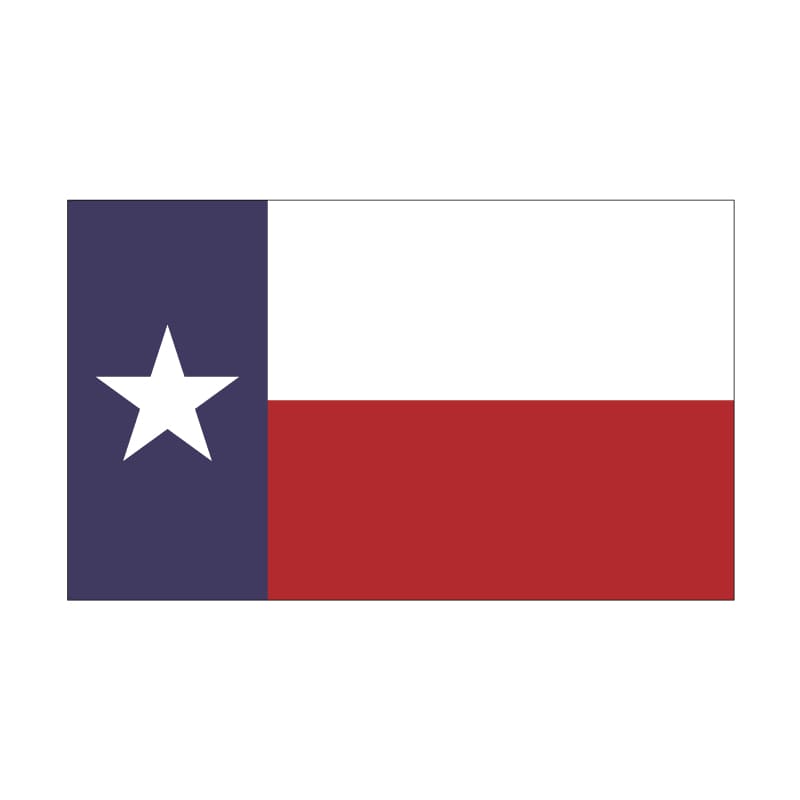12' x 18' Texas Flag - Polyester