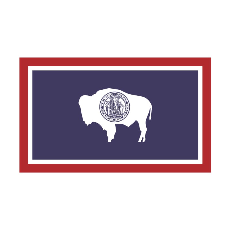 5' x 8' Wyoming Flag - Nylon