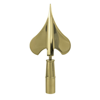 Metal Army Spear - Gold - With Removeable Spear Top