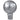 Metal Parade Ball -Silver