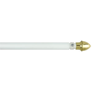 White Fiberglass Marching Band Pole