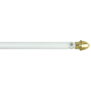 White Fiberglass Marching Band Pole