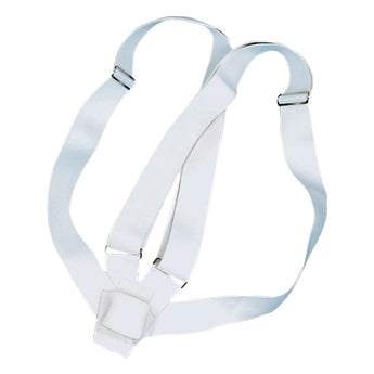 Double Strap White Web Carrying Belt