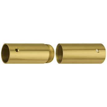 Brass Screw Joints For Wood Pole - Polished Brass