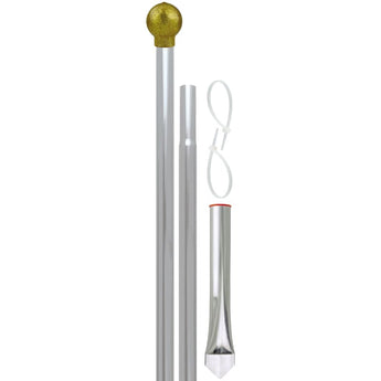 1" Aluminum Display Pole Set