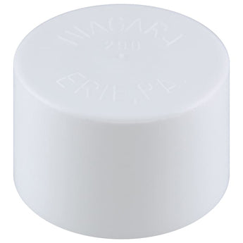 Plastic End Cape - White Top