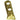 Stamped Steel Bracket - Gold