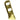 Stamped Steel Bracket - Gold