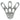 Aluminum Finger Bracket - 3 Flags