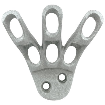Aluminum Finger Bracket - 3 Flags