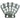 Stamped Steel Finger Bracket - 5 Flags