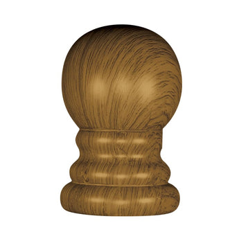 Wood Grain Ball Ornament