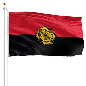 3' x 5' Fireman Remembrance Flag - Nylon