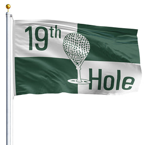 12" x 18" 19th Hole Flag - Nylon