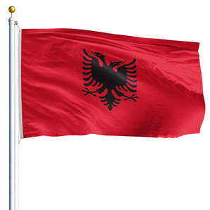2' x 3' Albania Flag