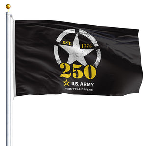 2' x 3' Army 250 Flag - Nylon