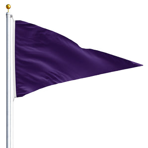 12" x 18" Purple Pennant - Nylon