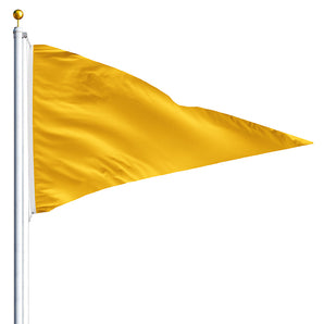 12" x 18" Yellow Pennant - Nylon