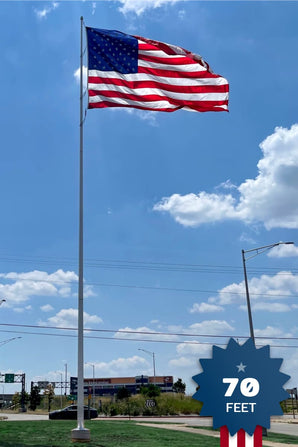 70ft Premium Flagpole - ECX70