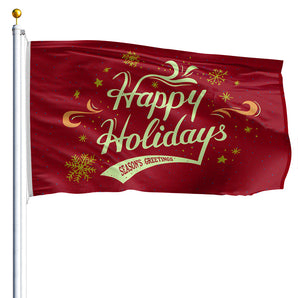 3' x 5' Happy Holidays - Nylon