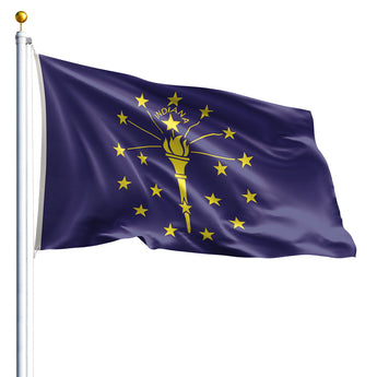 6' x 10' Indiana Flag