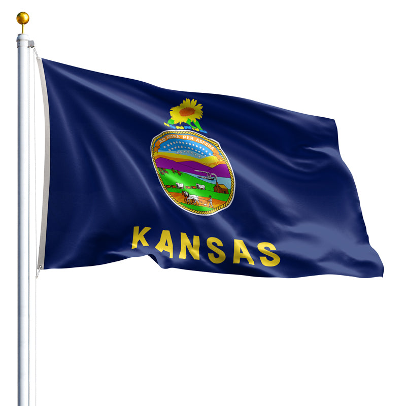 3' x 5' Kansas Flag - Nylon
