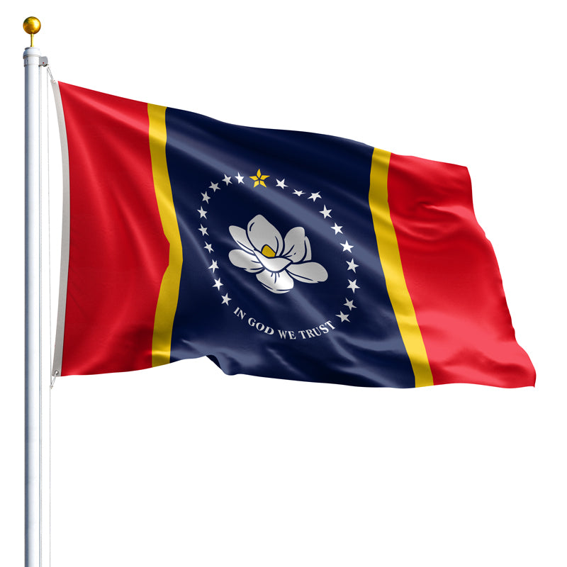 3' x 5' Mississippi Flag - Nylon