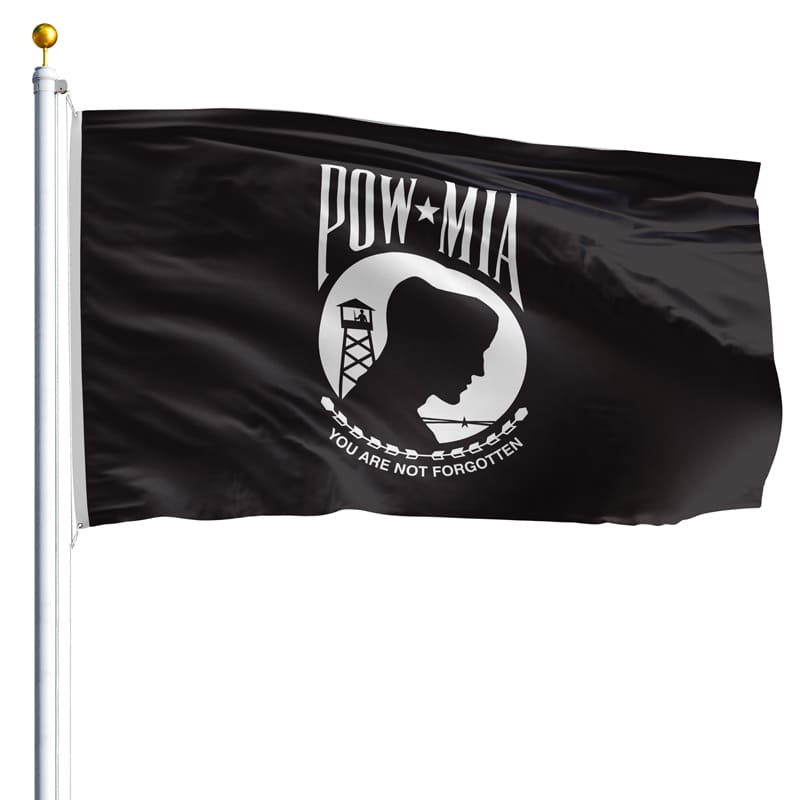 flag pow mia motorcycle helmet 3' x 5' POW-MIA Flag