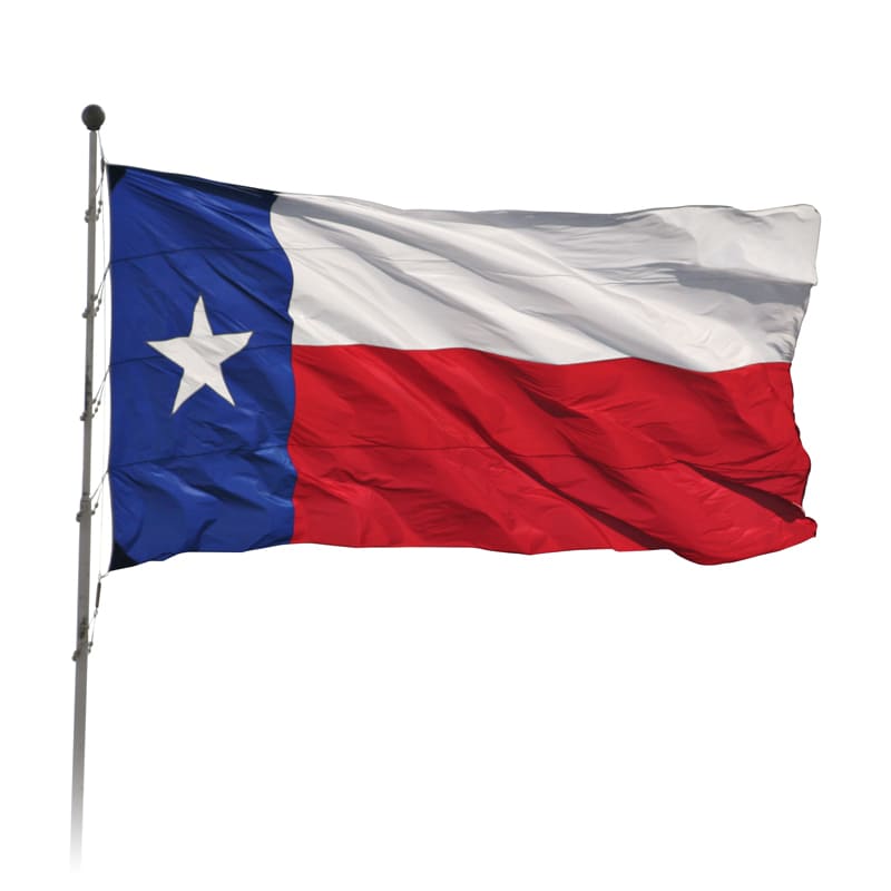 12' x 18' Texas Flag - Polyester