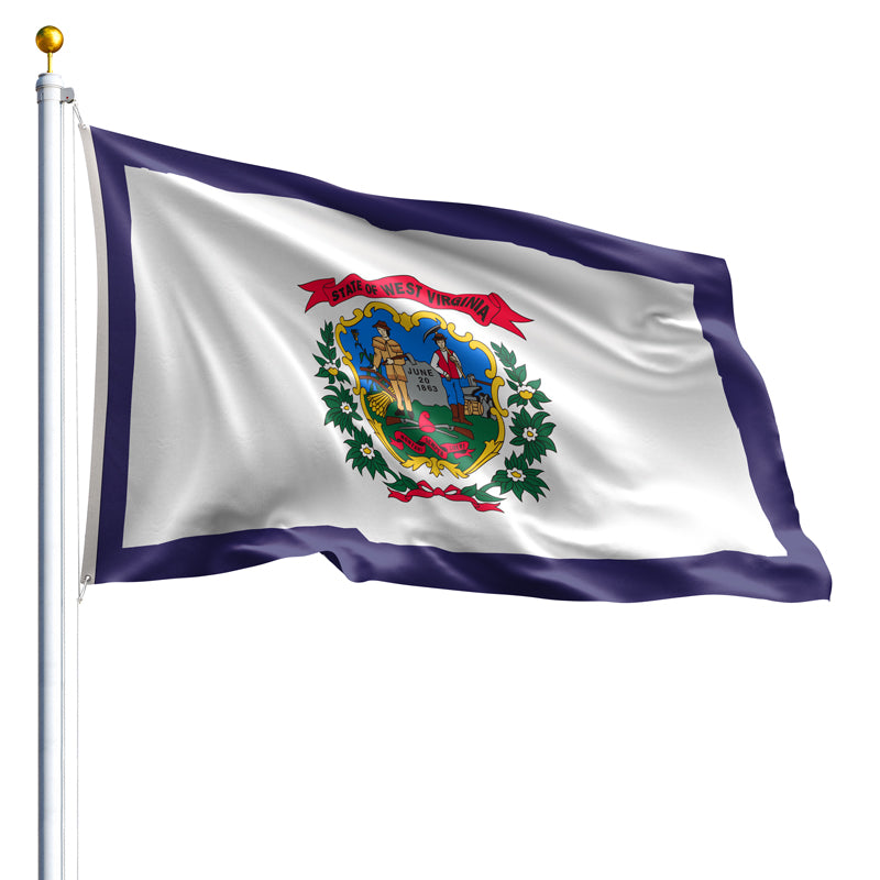 5' x 8' West Virginia Flag - Nylon
