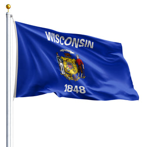 12" x 18" Wisconsin Flag
