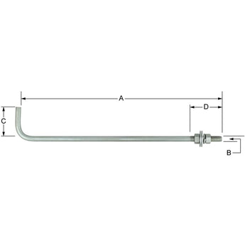Galvanized Steel Anchor Bolts