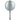 Aluminum Ball Ornament - Clear
