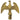 Gold Gilt Finish Plastic Slip Fit Eagle