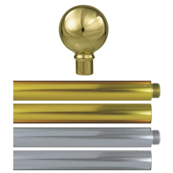 Aluminum Marching Band Pole With Ornament