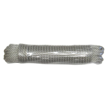 Pre-Bagged Polyster Halyard - Silver