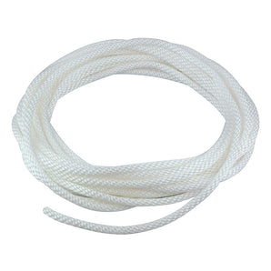 Polyster Halyard - Solid Braided White