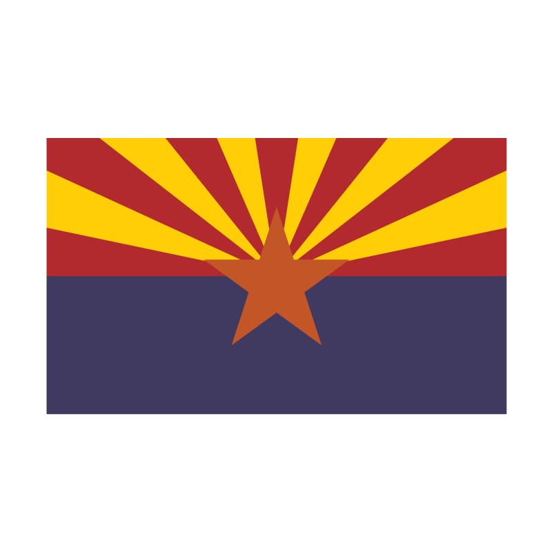 6' x 10' Arizona Flag - Nylon