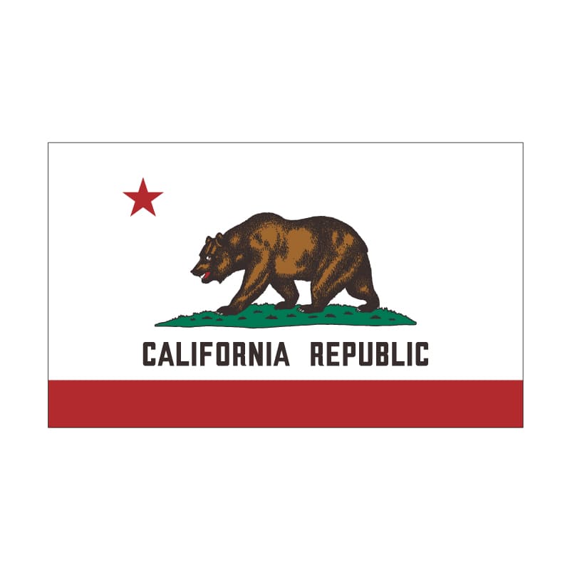 4' x 6' California Flag - Nylon