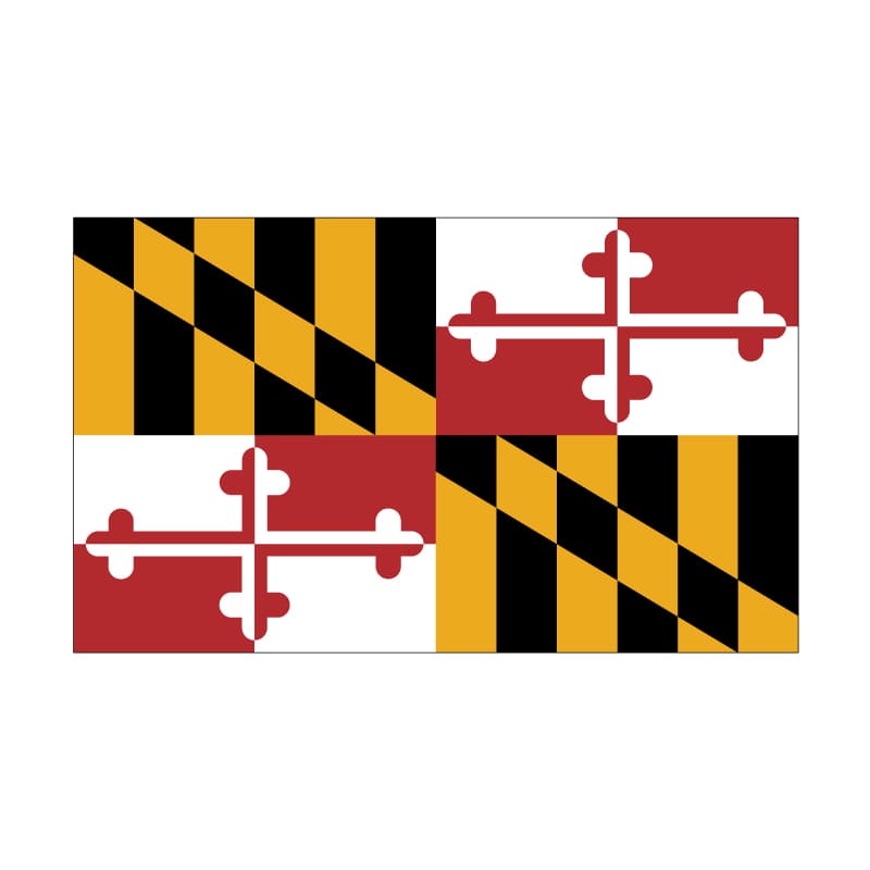5' x 8' Maryland Flag - Polyester