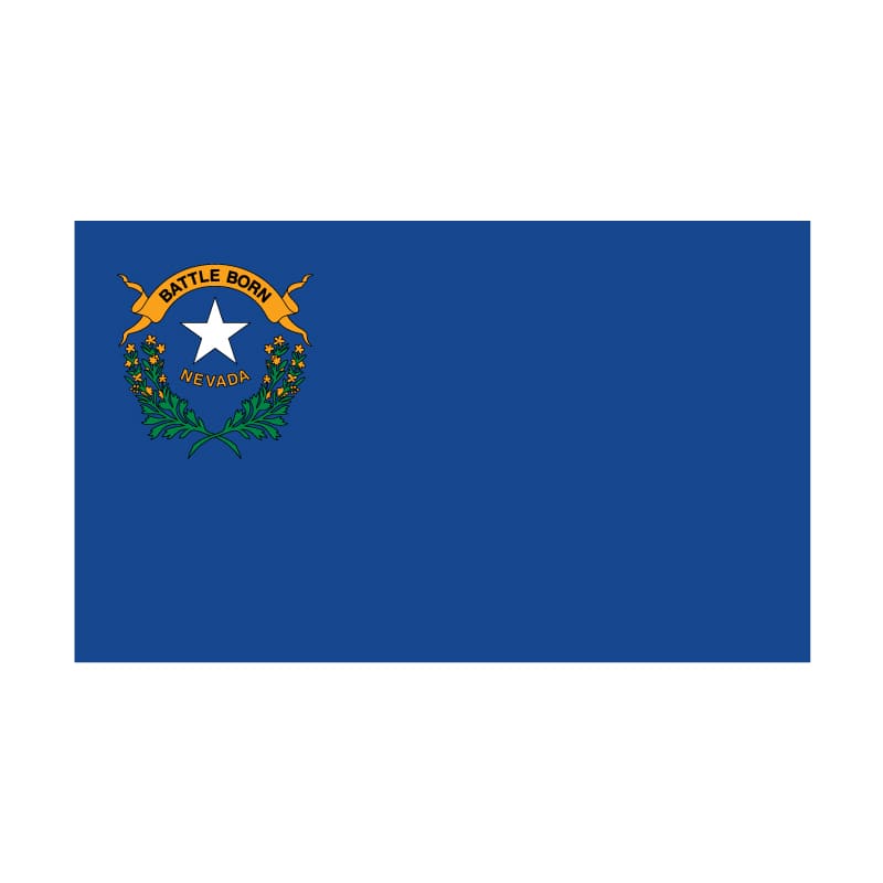 6' x 10' Nevada Flag - Nylon
