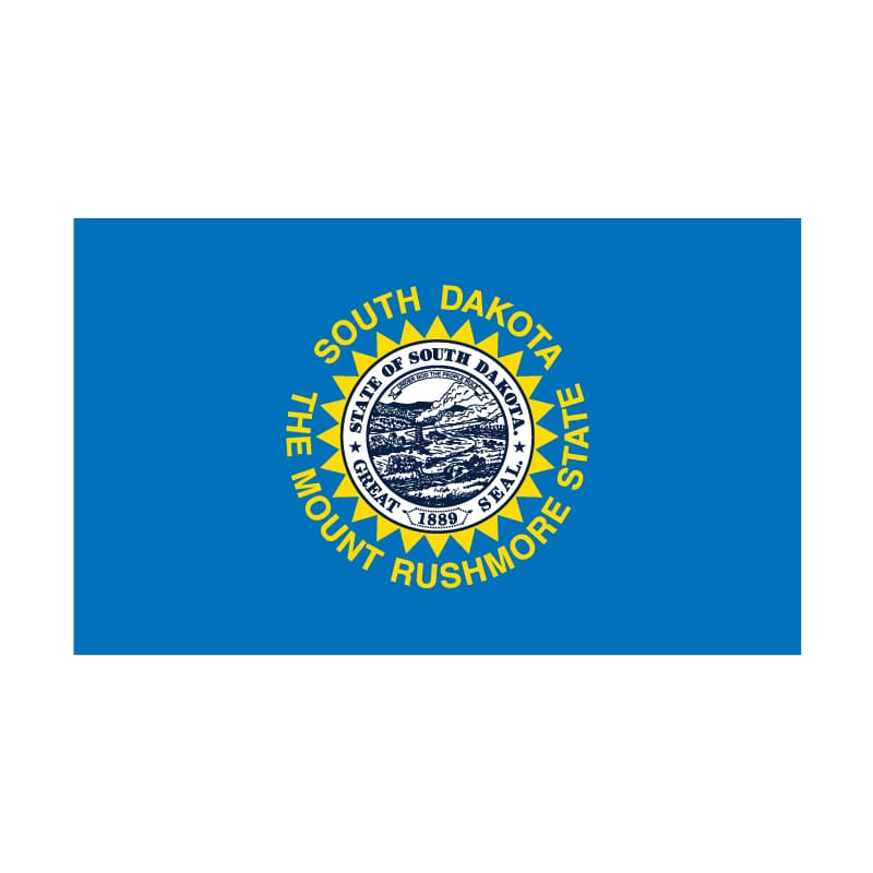 6' x 10' South Dakota Flag - Nylon