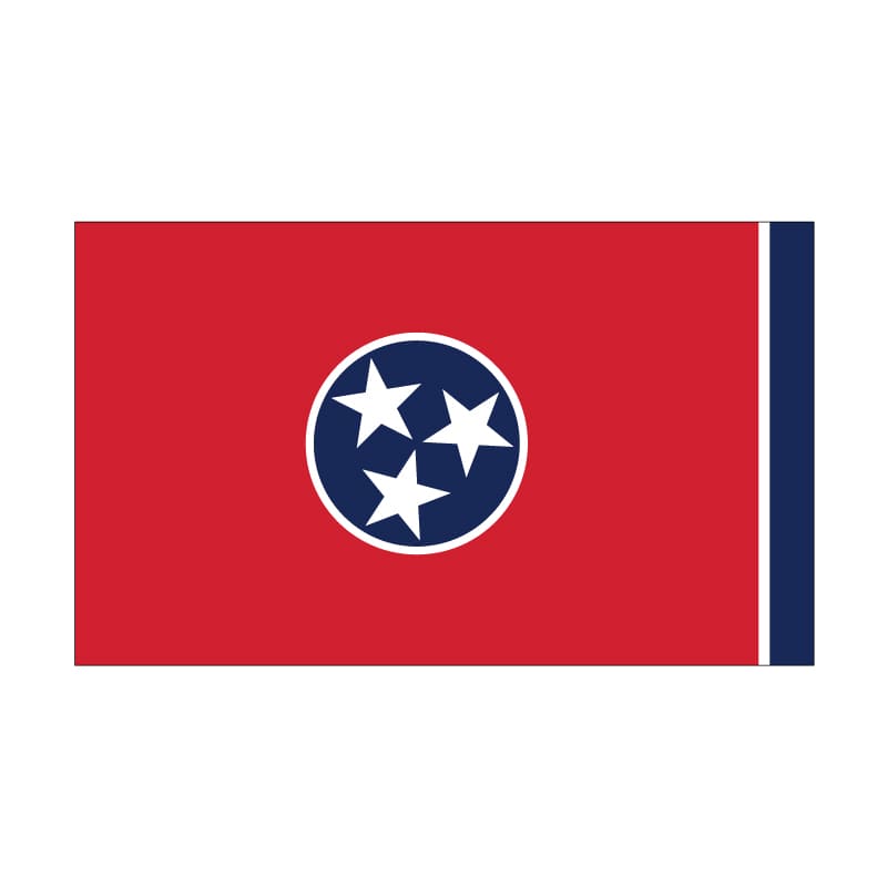 3' x 5' Tennessee Flag - Polyester