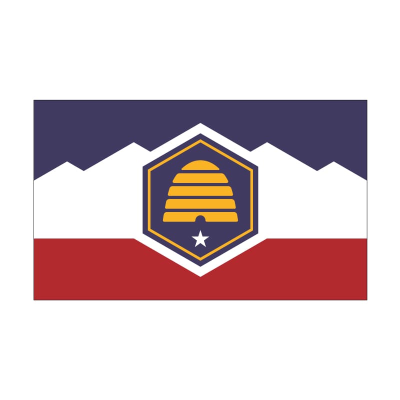 3' x 5' NEW Utah Flag - Nylon