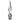 Metal Flat Spear - Silver