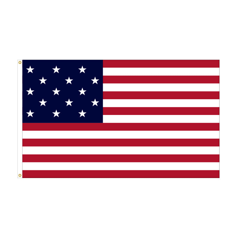 5' x 8' 15 Star American Flag - Nylon