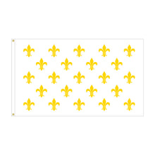 Load image into Gallery viewer, 3&#39; x 5&#39; Fleur-De-Lis White-23 Flag - Nylon
